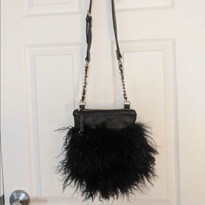 Aqua Madonna Black Crossbody Bag